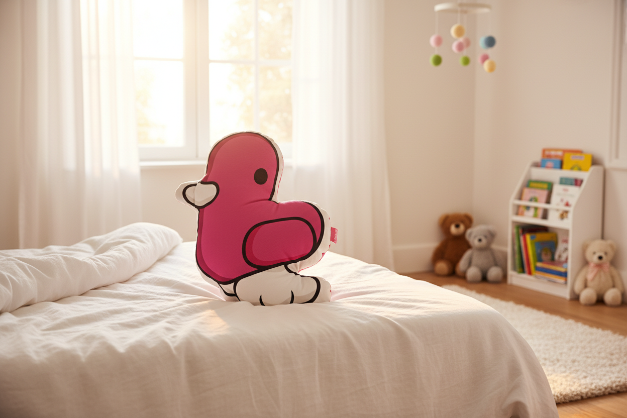 Coussin Canard Rose | Oggetti di design e regali originali