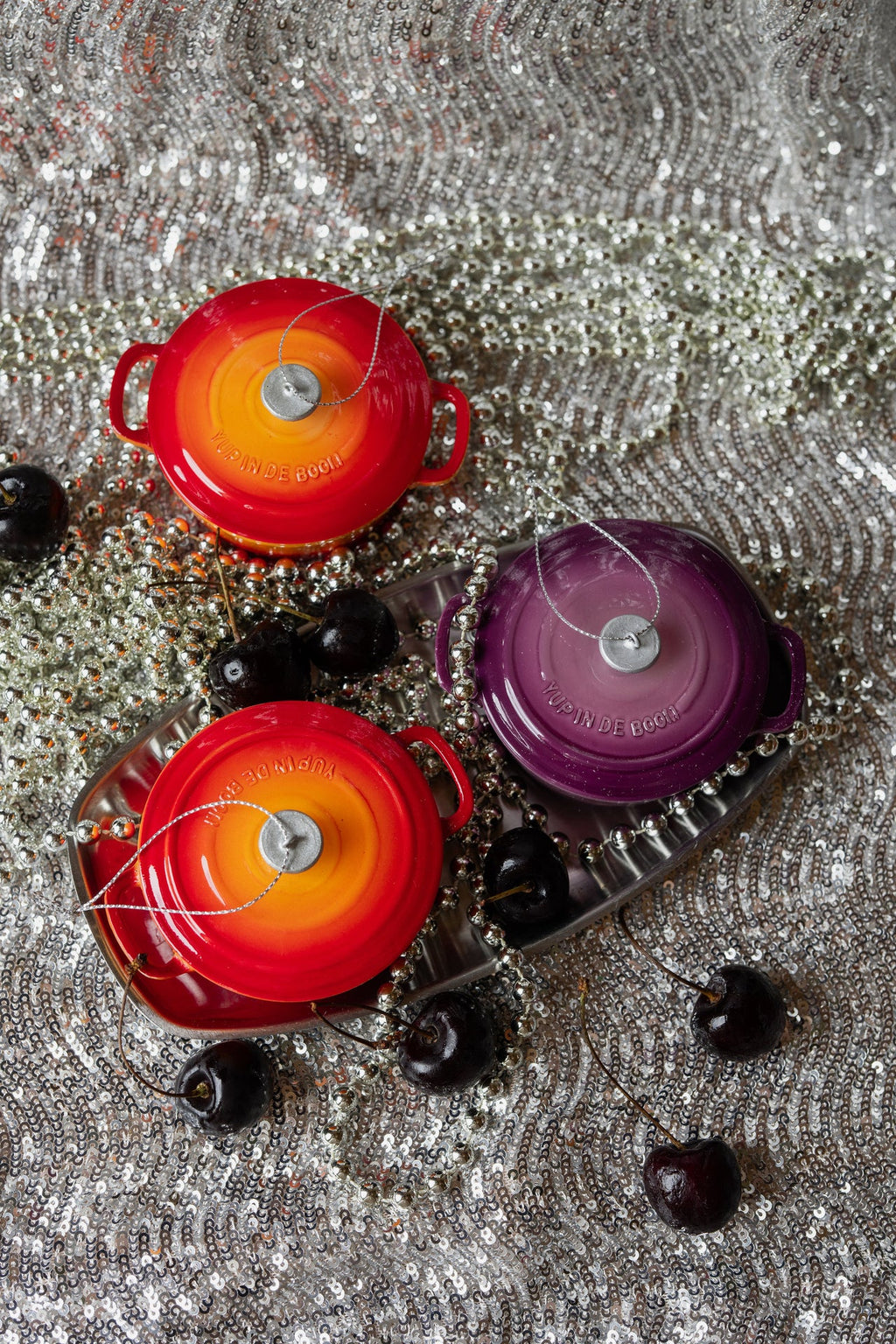 Boule de Noël Cocotte Violette