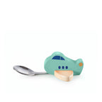 Cuillère Enfant Avion Turquoise – vue principale