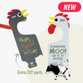 D079 Accroche-porte Vache Holstein