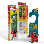 D085 Accroche-porte Dragon rouge