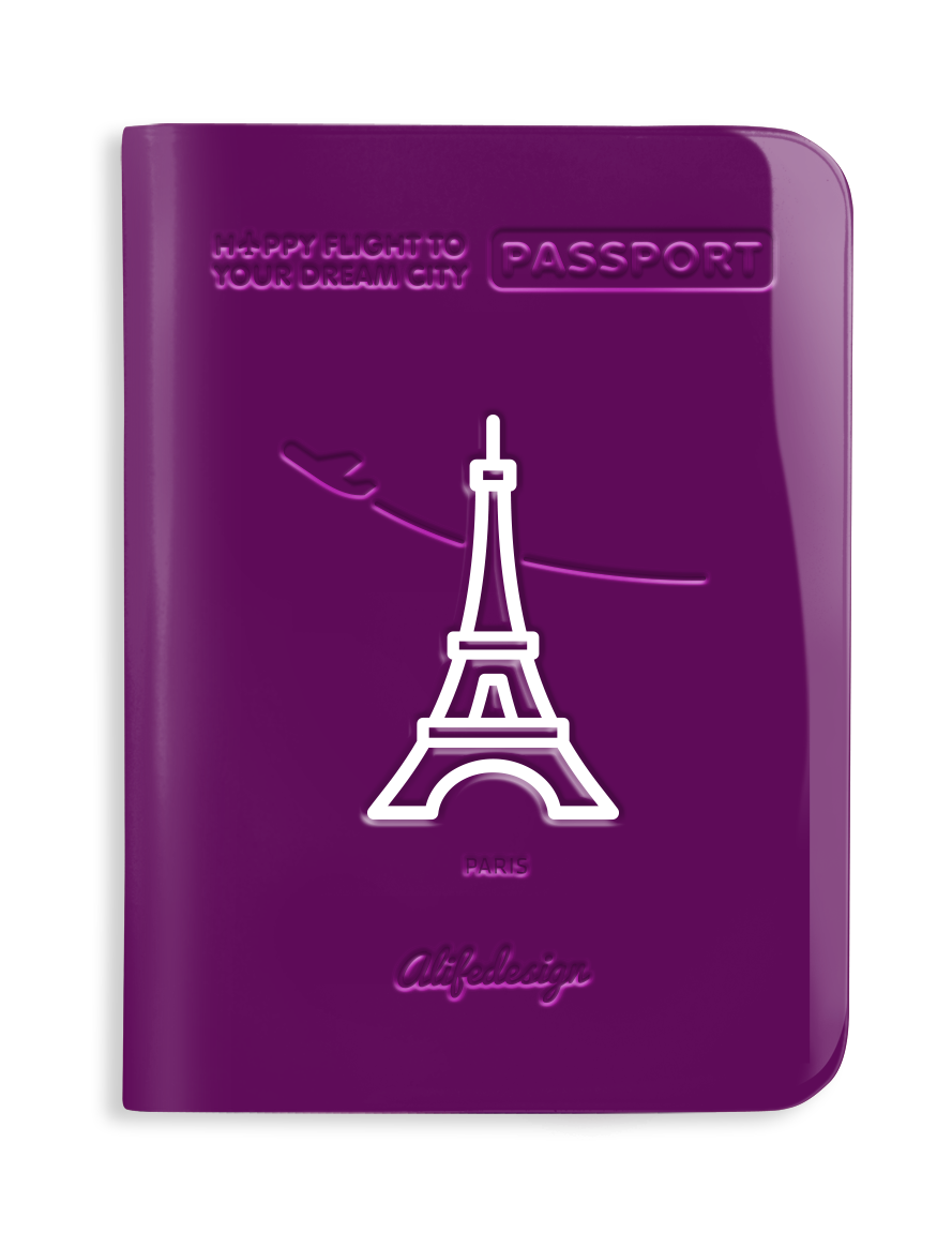 Protège Passeport Paris Accessoire