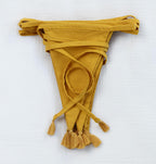 Guirlande décorative en coton - Ocre jaune – vue 4 – A Little Lovely Company