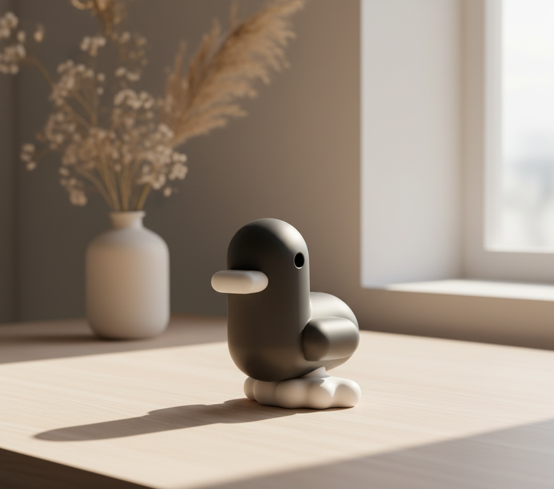 Tirelire Canard Gris ColorZ