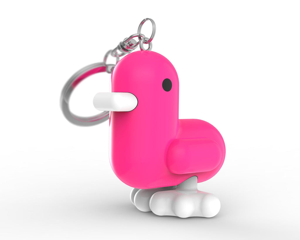 Regalo de diseño – Porte-clés Canard Rose Fluo Canar | Couleur surligneur Stabilo