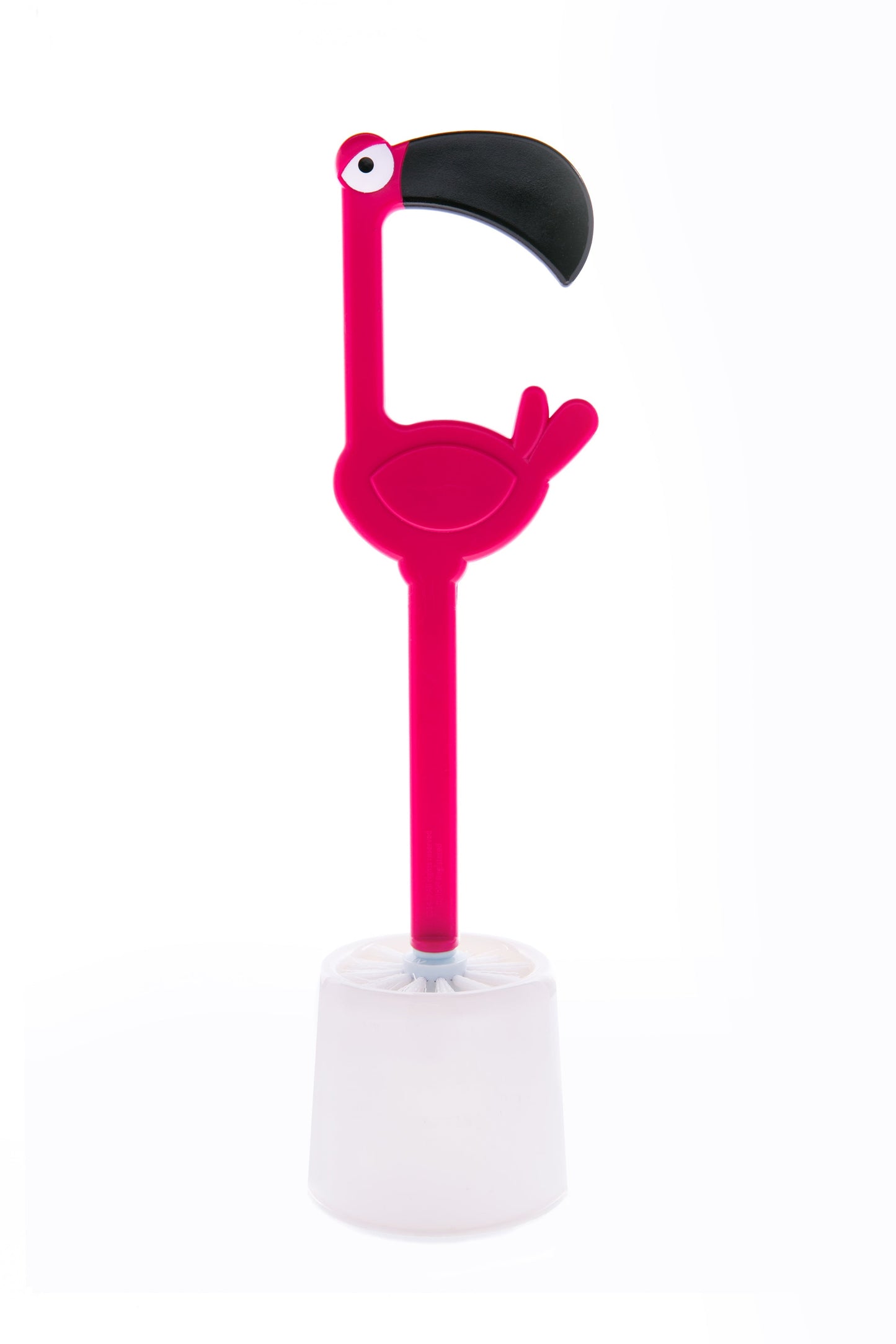 Brosse WC Flamant Rose