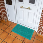 Paillasson en Caoutchouc « Hello » Vert – Fisura – vue 3