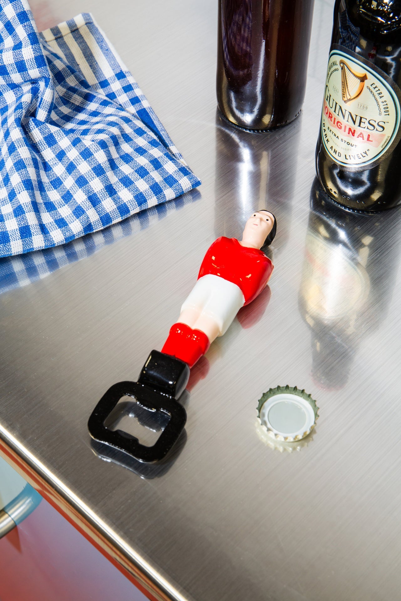 Flaschenöffner Babyfuß Rot
