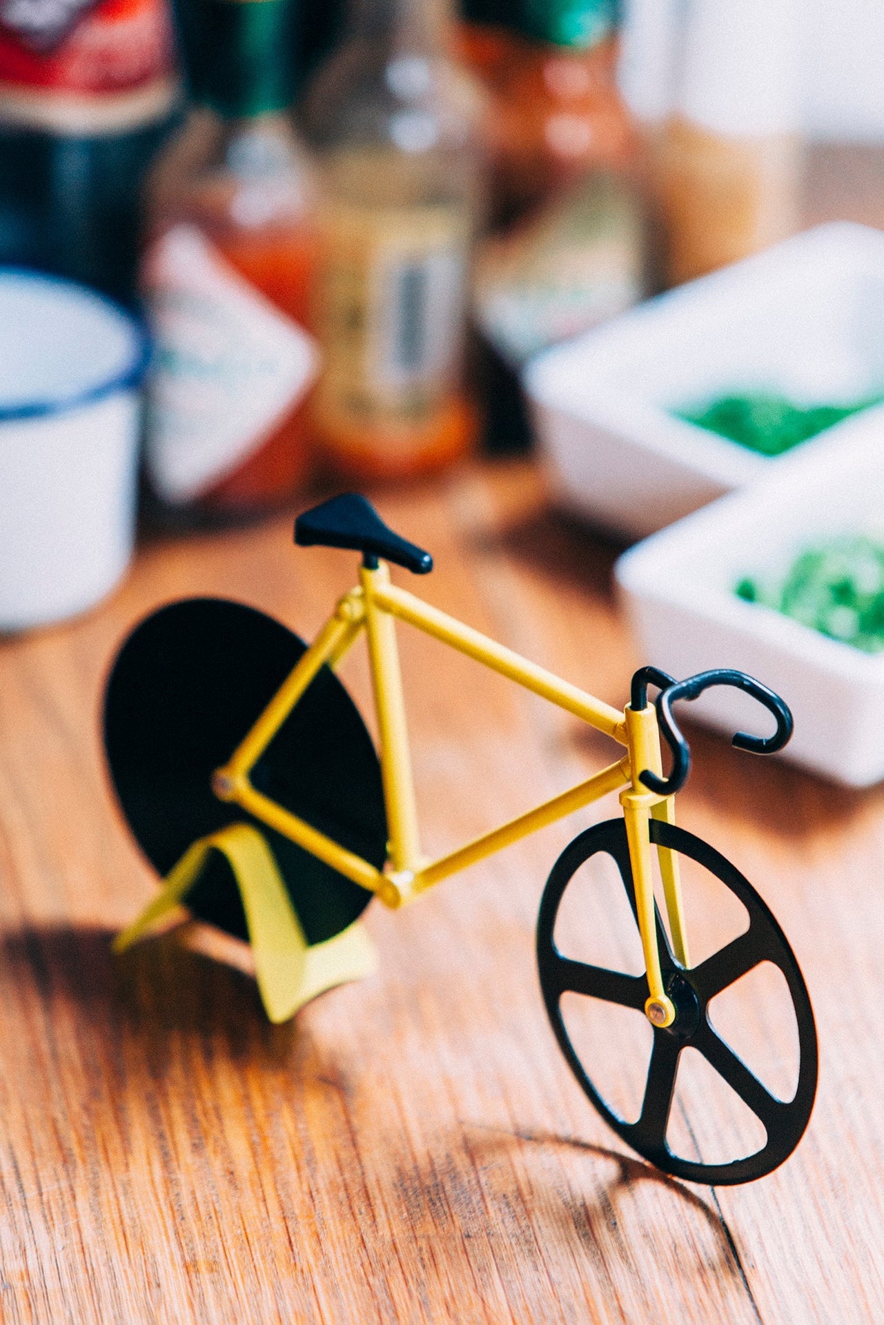 Das Fixie Bike Pizza Wheel – Bumblebee