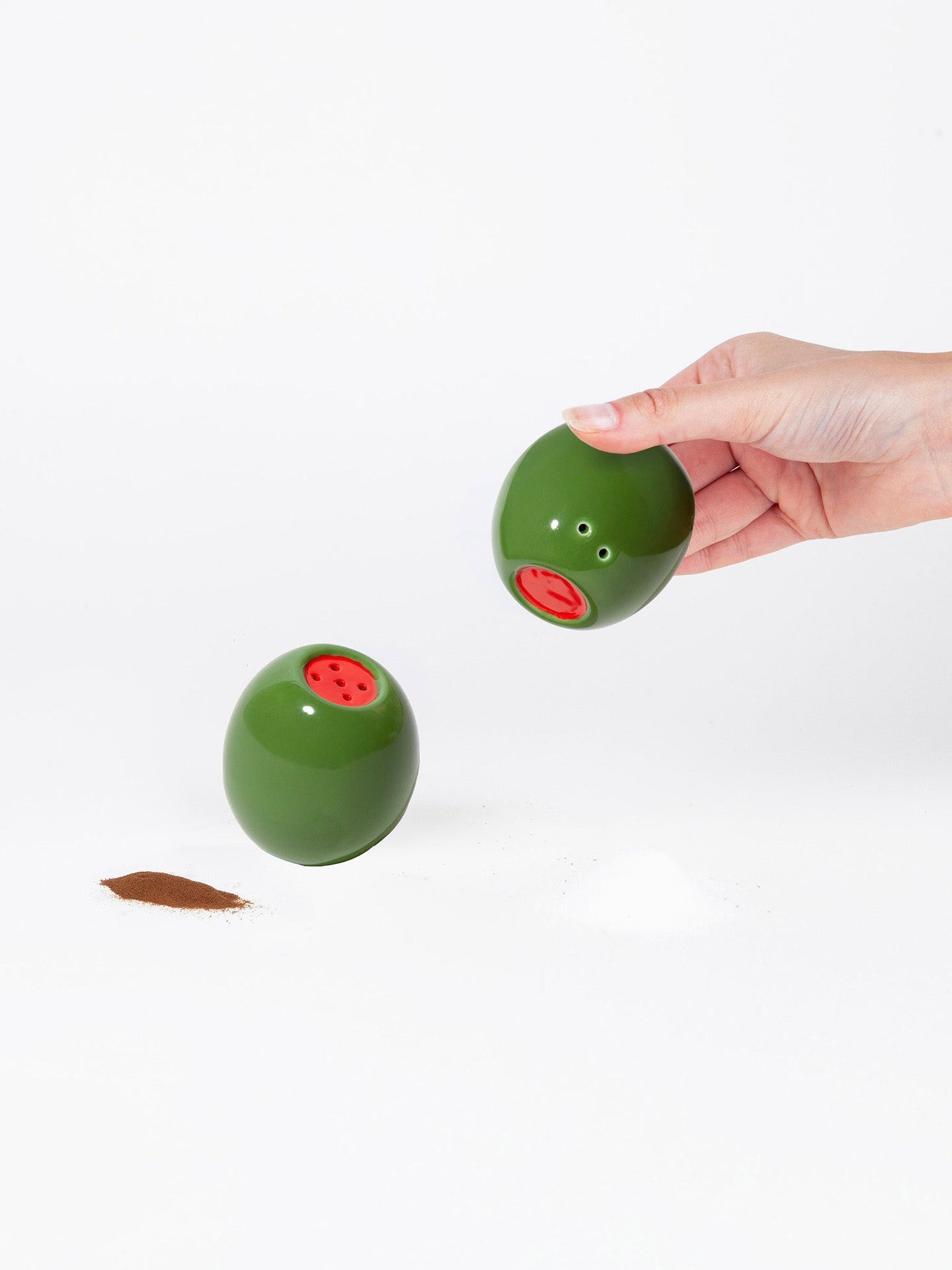 Salière et poivrière Olives « Olivia » – vue 5