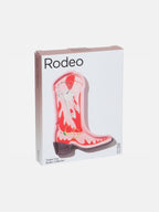 Tablett mit Rodeo-Cowboy-Stiefel-Schmuckschale