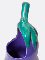 Bauernmarkt Aubergine Utensilien Topf