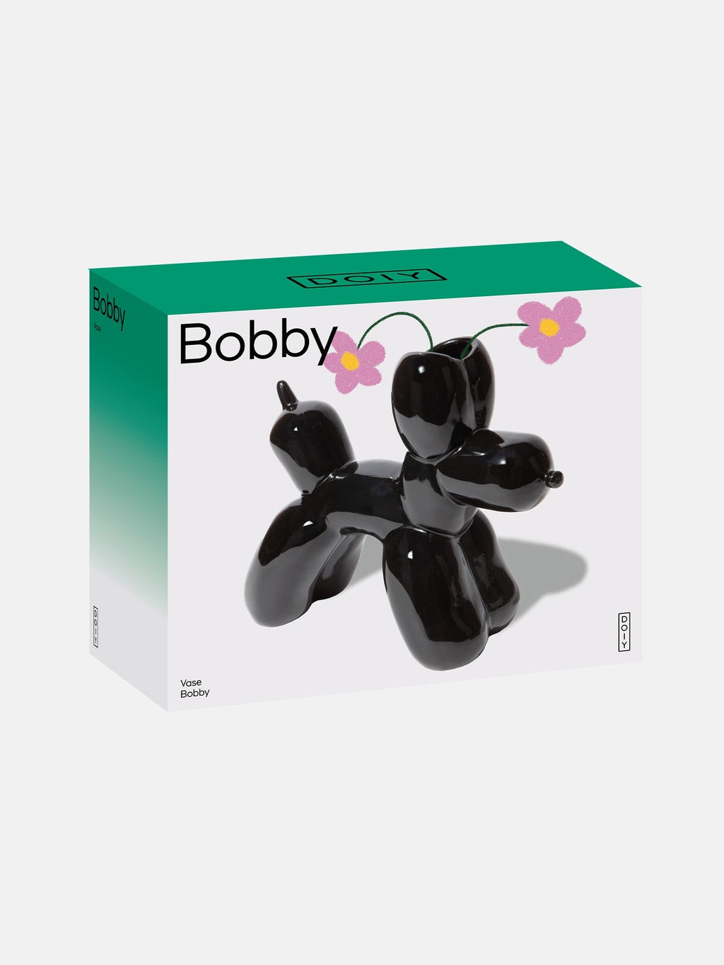 Vase Bobby, schwarz