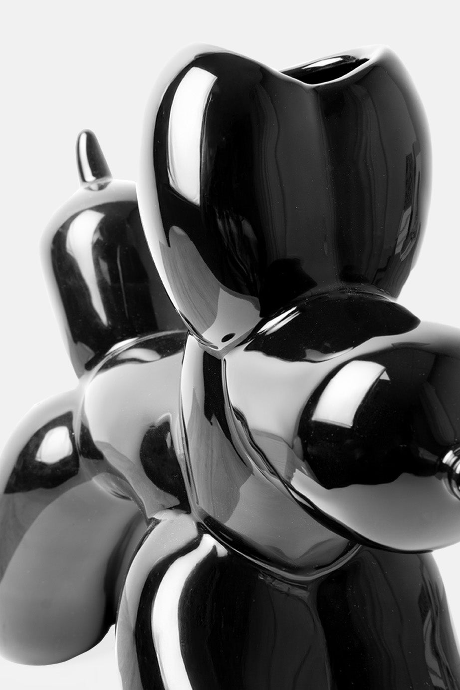 Vase Bobby, schwarz