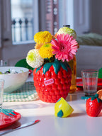 Farmers' Market Raspberry Vase