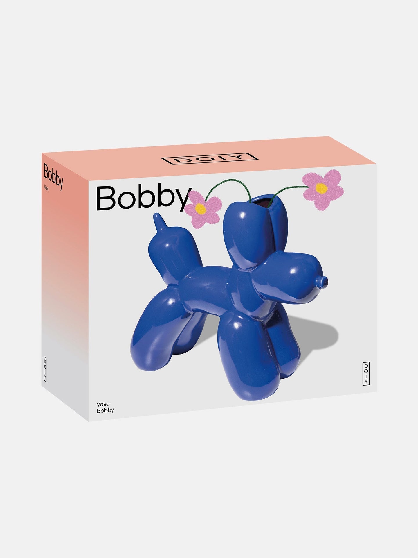 Bobby Vase Blau