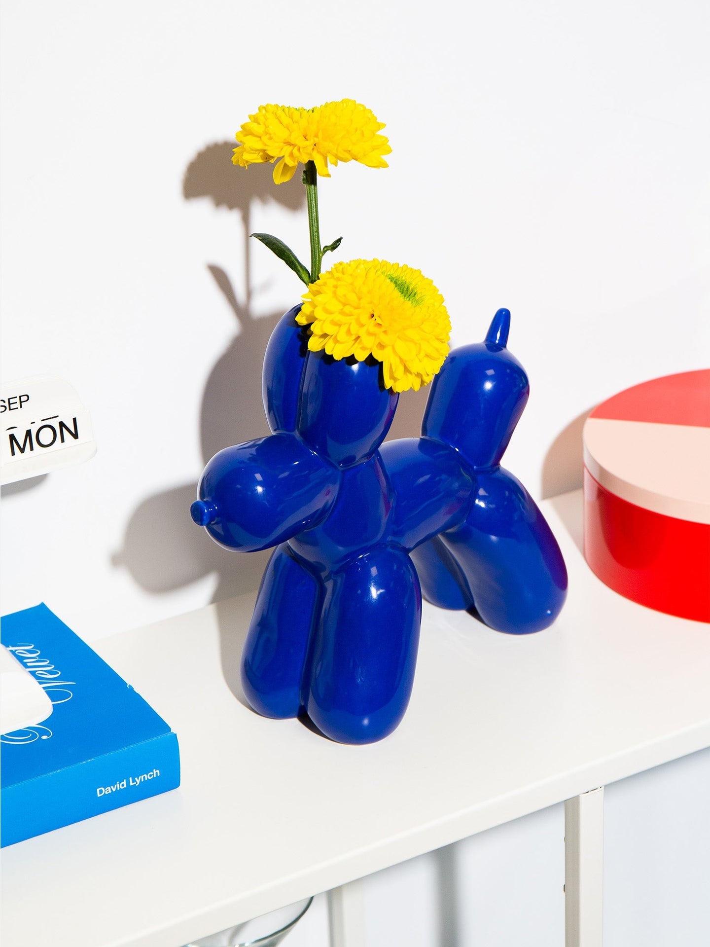 Bobby Vase Blau