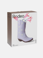 Rodeo Cowboy Boot Vase Lilac