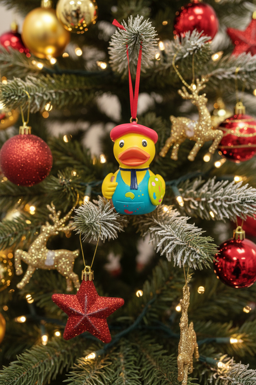 Hanging Decoration Artist Duck