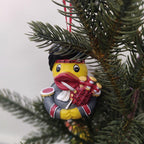 Ornement Canard écossais Yarto | Boule de Noël canard Scotsman Piper