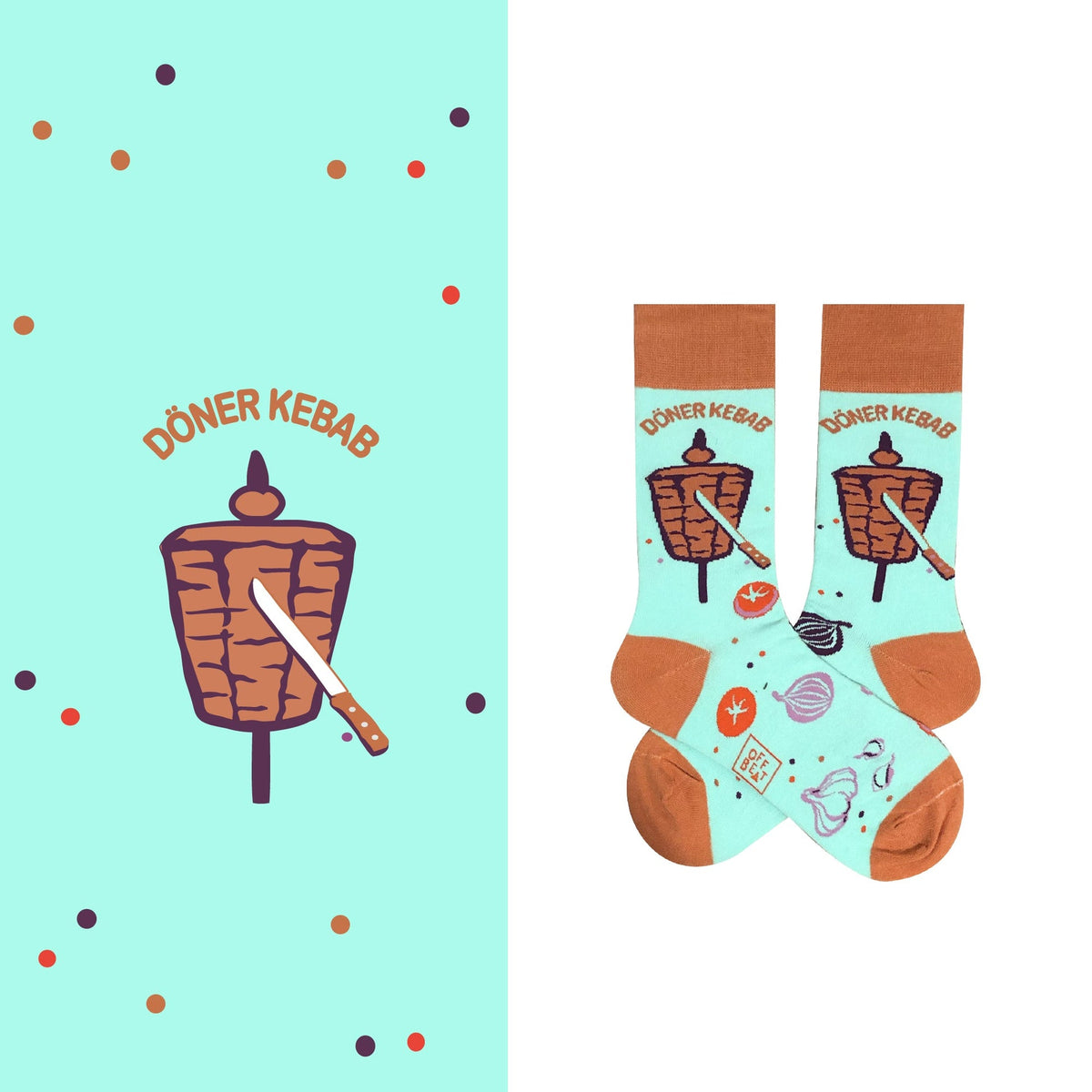 Chaussettes Döner Kebab de Berlin