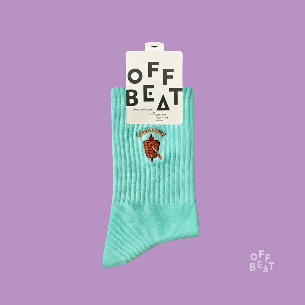 Chaussettes Brodées Döner Kebab