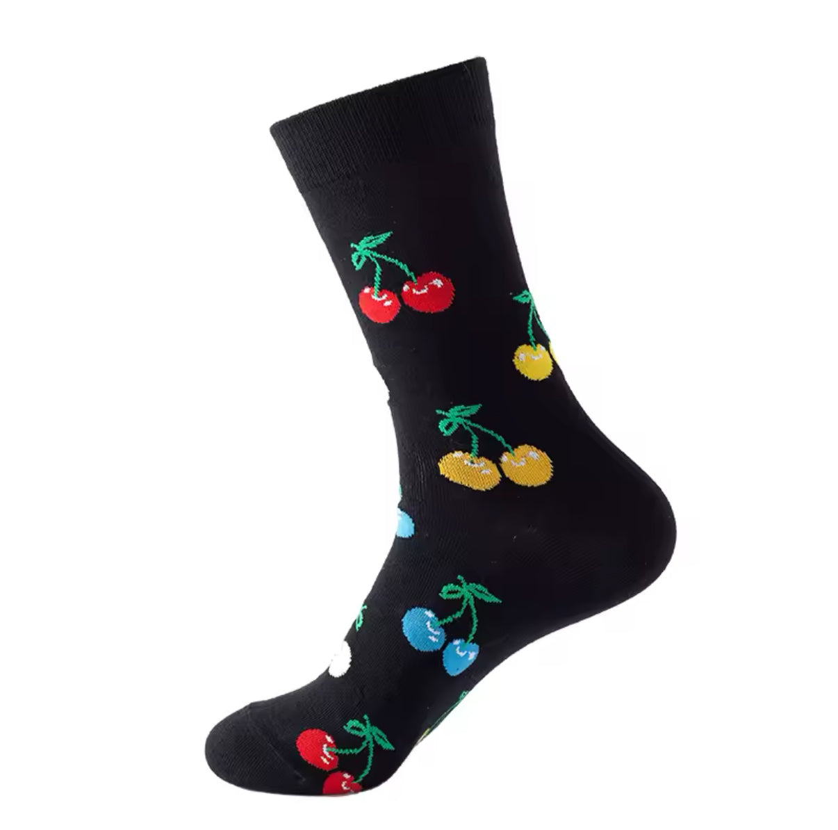 Oggetto regalo di design – chaussettes cerises multicolores