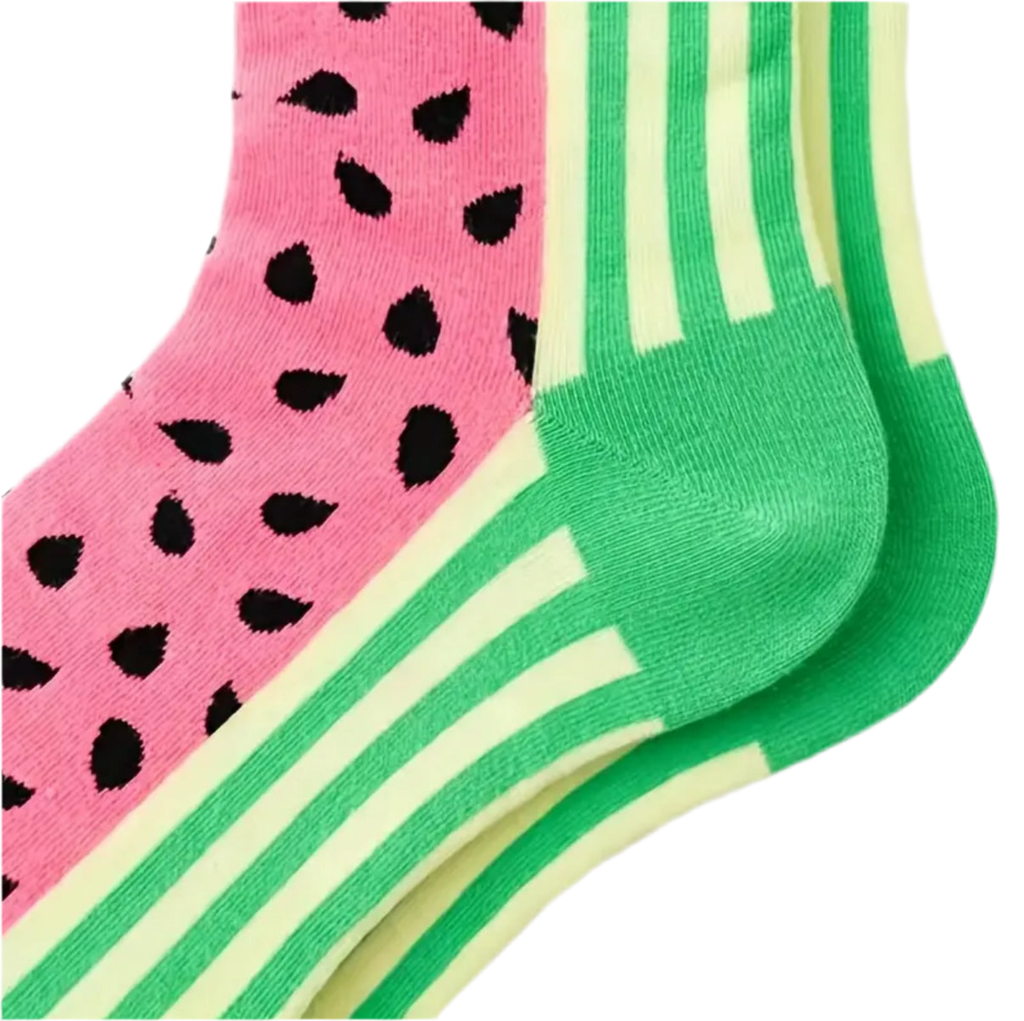 Oggetto regalo di design – chaussettes pasteque