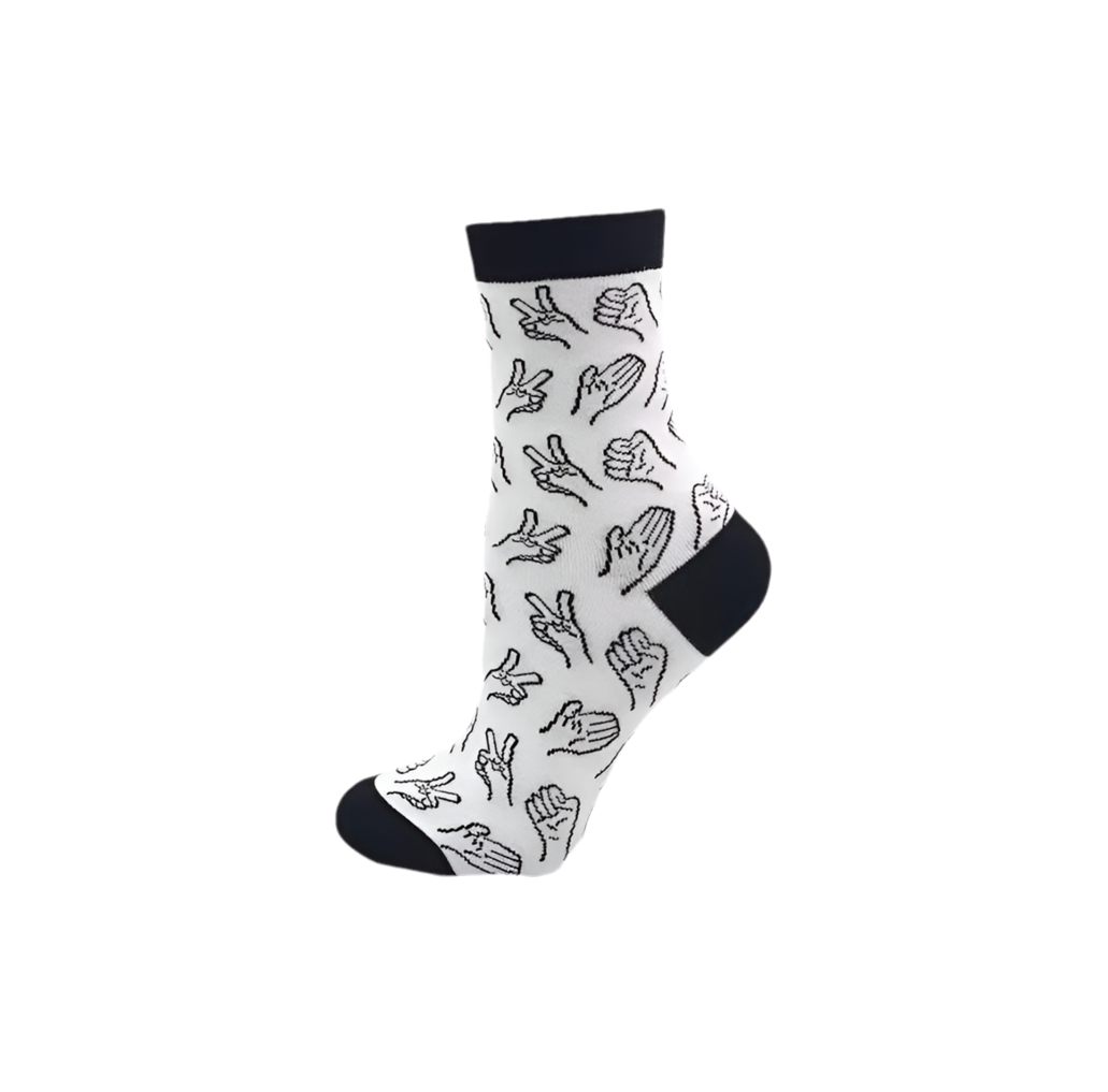 Designcadeau – chaussettes langue des signes mrcol