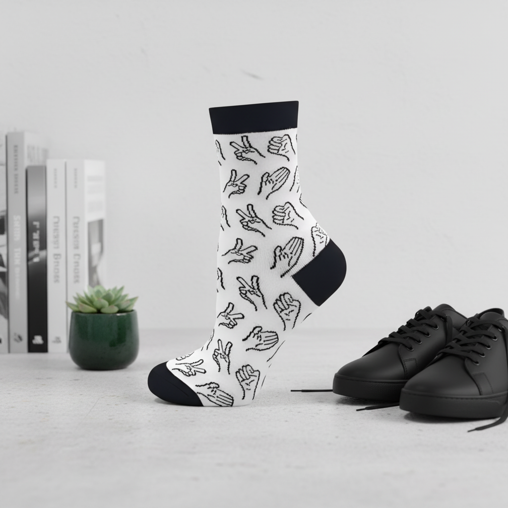 Chaussettes Langue des Signes | Designproducten en originele cadeaus