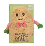 coussin chauffant patate chaude heureuse