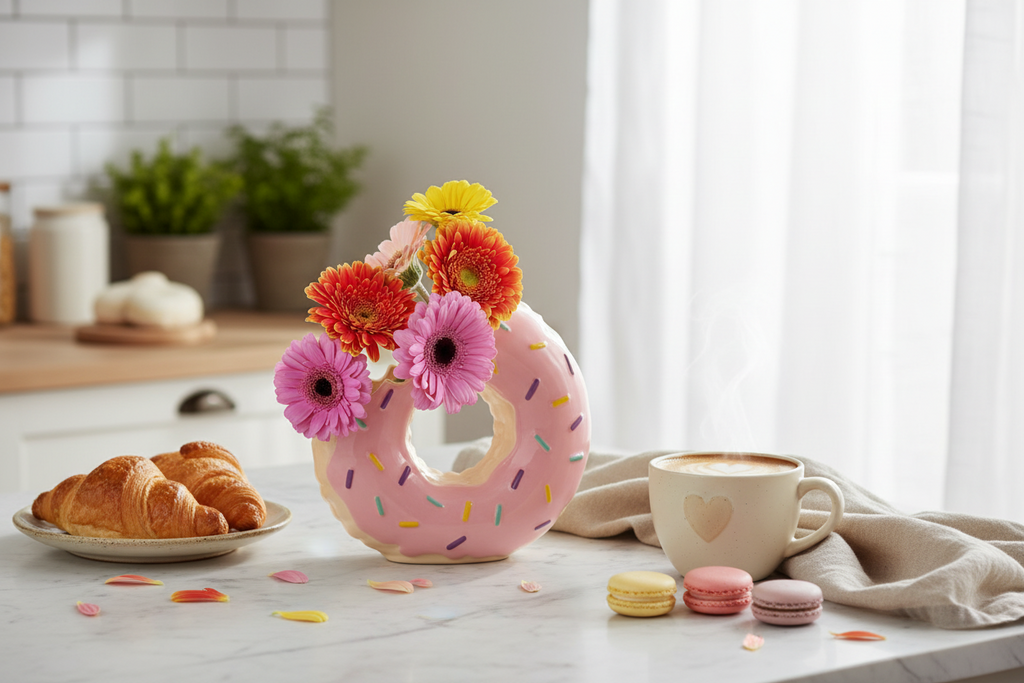 Vase Donut Flottant | Oggetti di design e regali originali