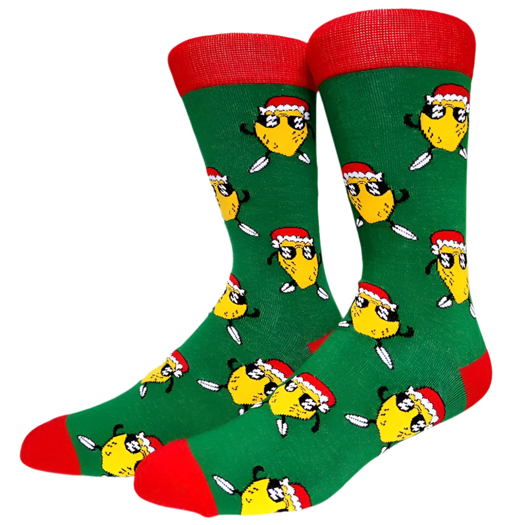 chaussettes citron de noel mrcol