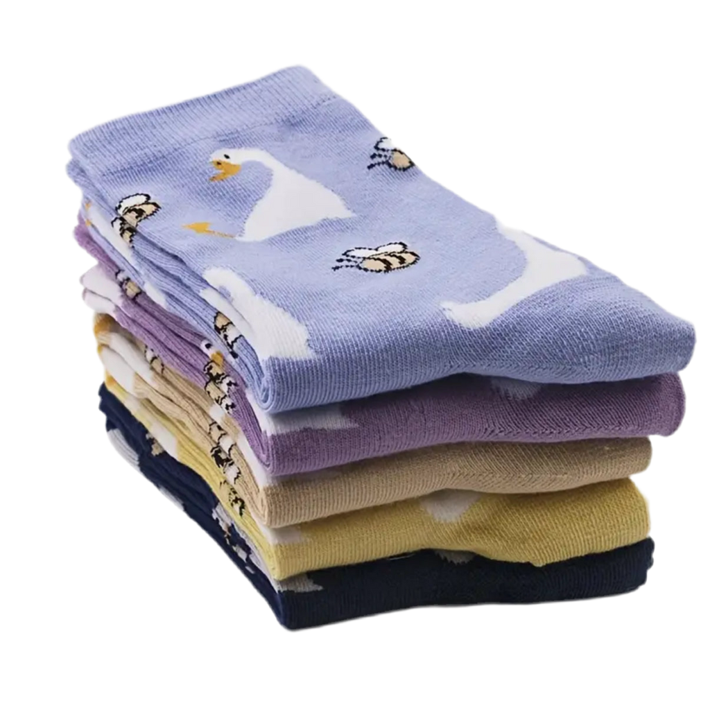 Design-lahja – chaussettes canards et abeilles mr colvert 