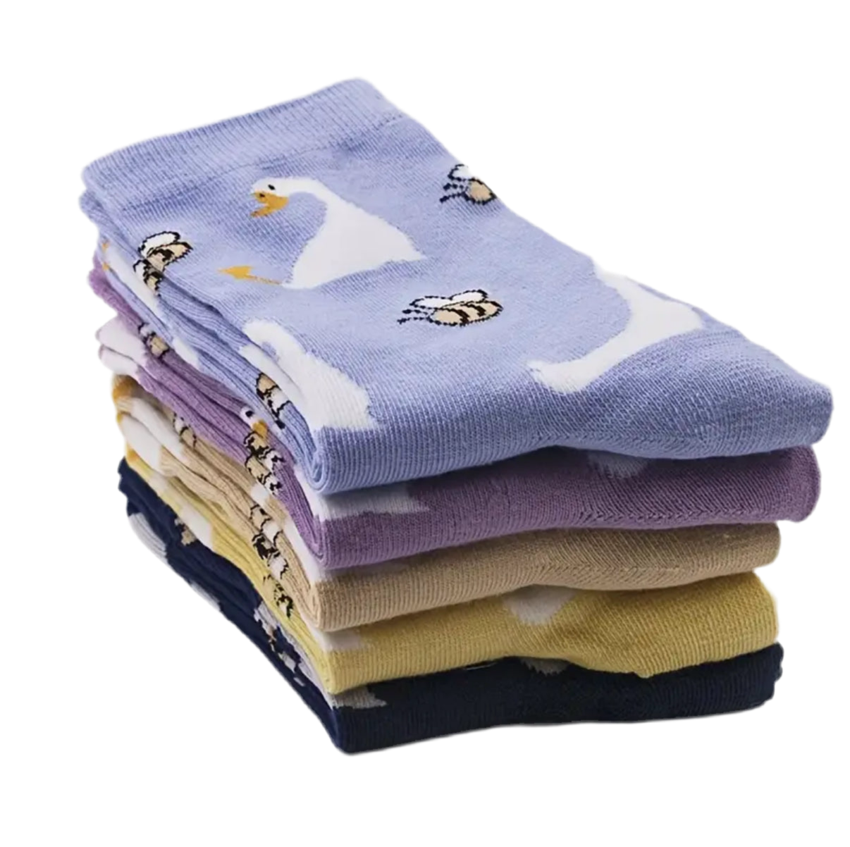 Design-lahja – chaussettes canards et abeilles mr colvert 