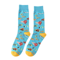 Oggetto regalo di design – chaussettes poissons exotiques mrcol