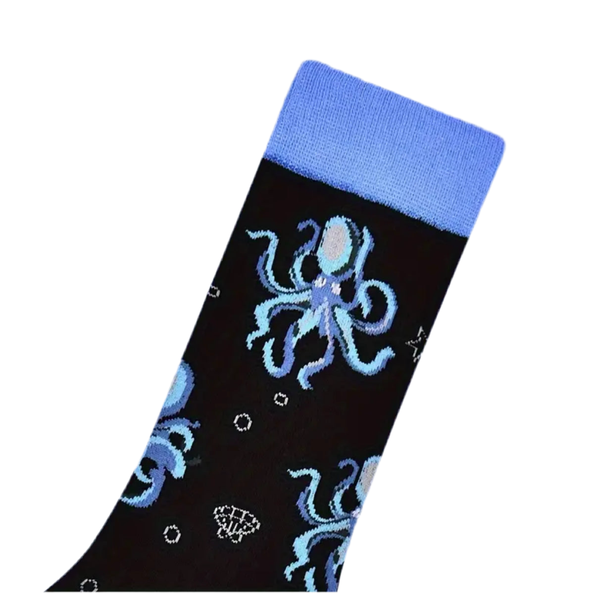 Oggetto regalo di design – chaussettes poulpes bleus mrcol