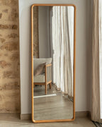 Espejo de pared rectangular madera - CRETA