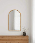 Espejo de pared arqueado madera - IONA