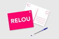 Designcadeau – carte fluo relou pied de poule 
