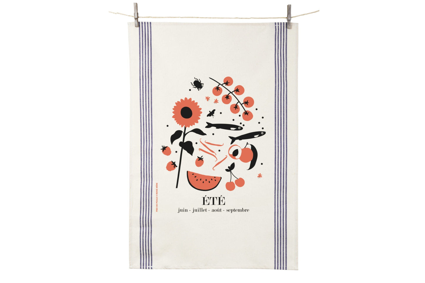 Four Seasons Tea Towel - Summer