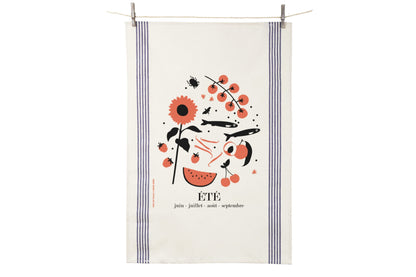 Four Seasons Tea Towel - Summer