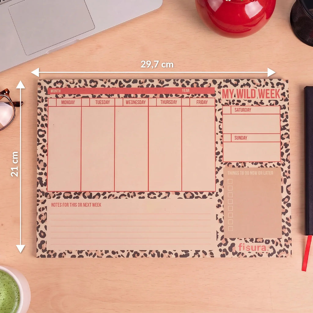 Planner A4 « My wild week » – Fisura – vue 5