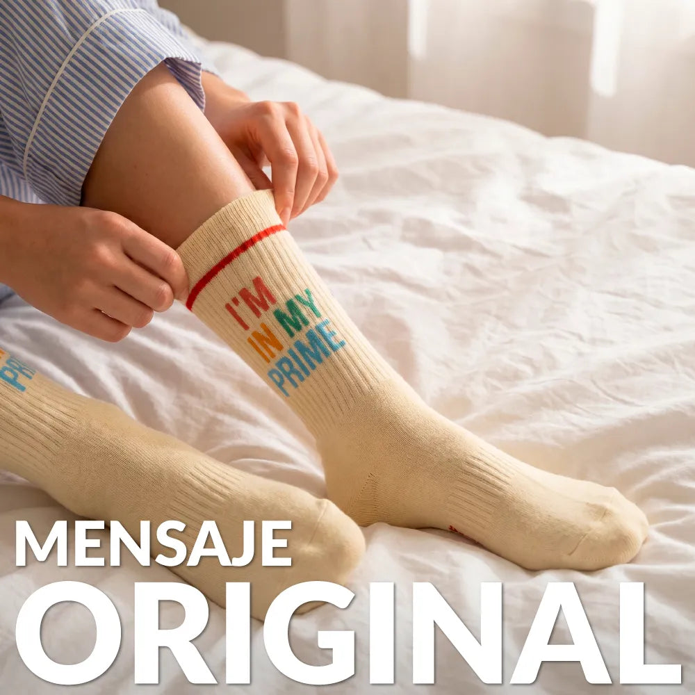 Chaussettes Unisexes « In my prime » – Fisura – vue 2