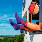 Chaussettes Unisexes « The floor is lava » – Fisura – vue 3