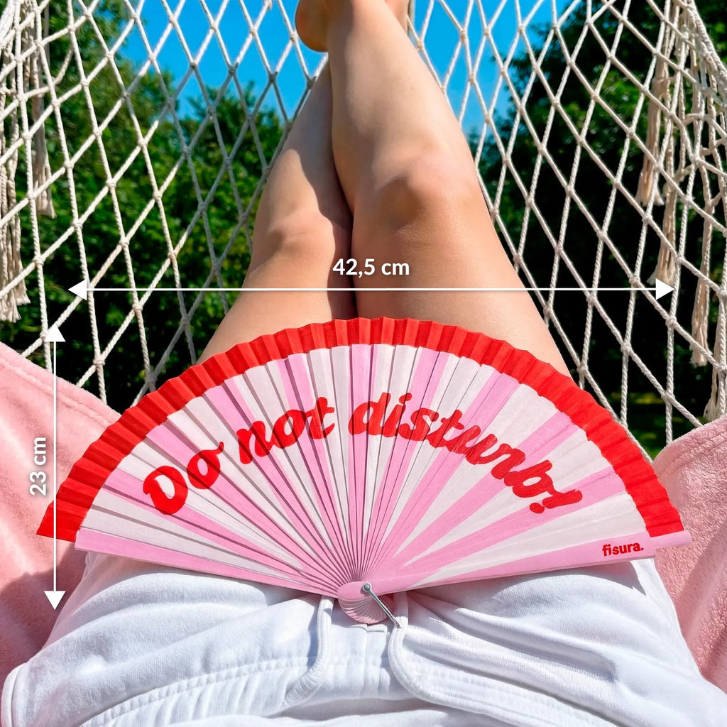 Éventail Imprimé « Do not disturb » – Fisura – vue 5