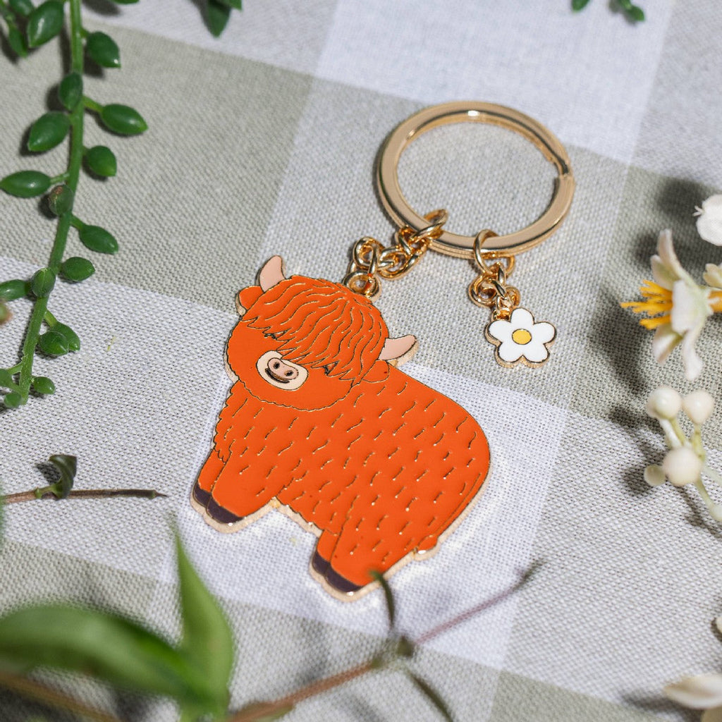 Porte-clés Vache des Highlands | Objetos de diseño y regalos originales