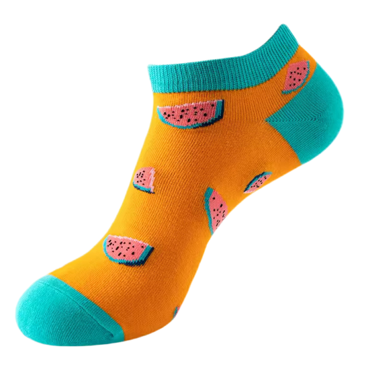 Oggetto regalo di design – chaussettes courtes tranches de pasteques SOXX FRU 019 93020236