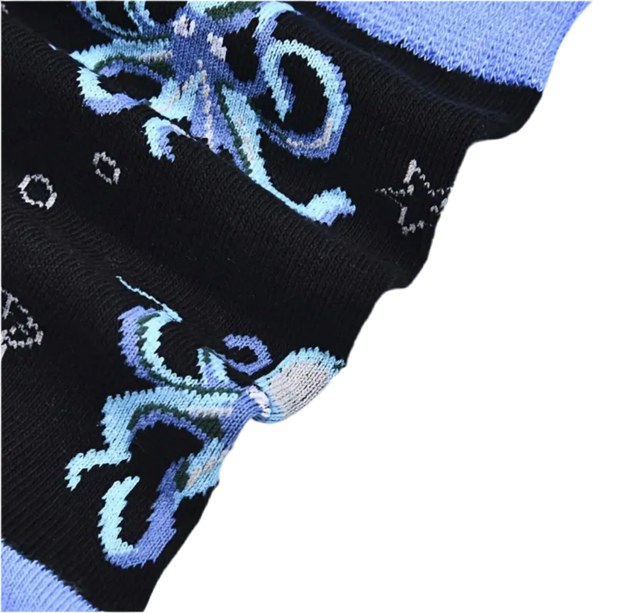 Oggetto regalo di design – chaussettes poulpes bleus mrcol