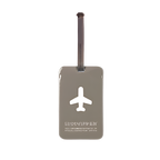 Etiquette de bagage rectangle